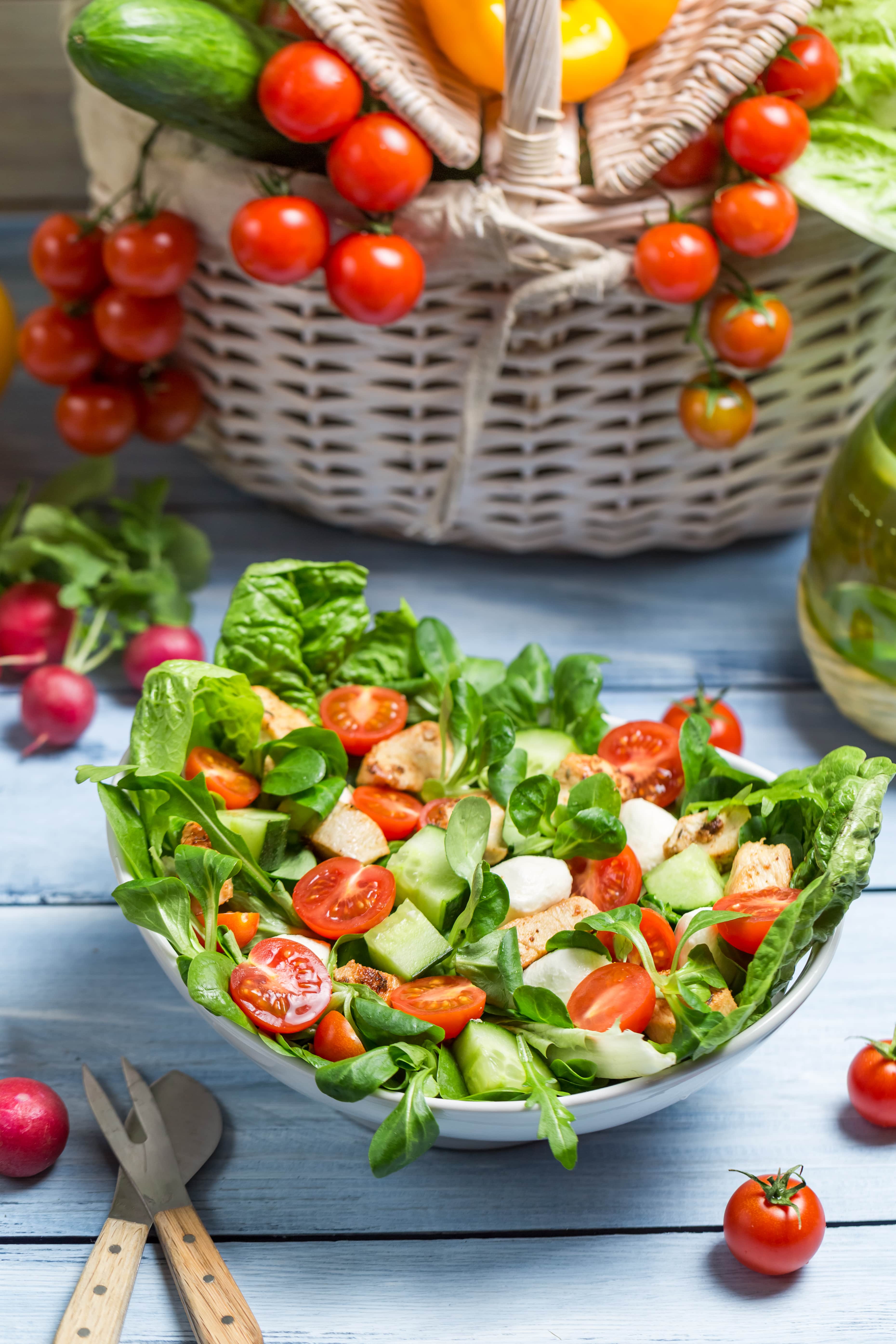 Sommer gesunde Salate